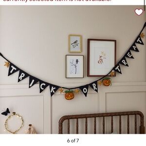 rifle paper co x pottery barn kids halloween banner
